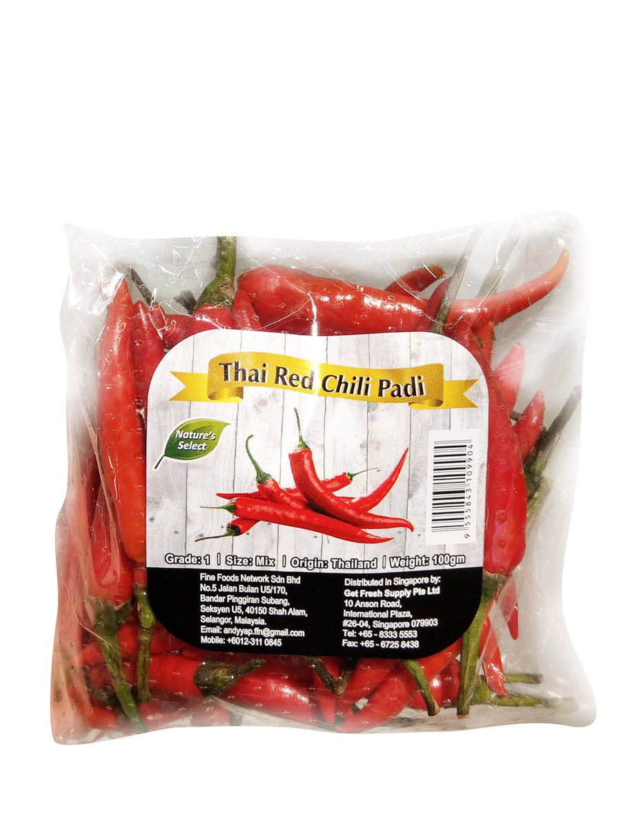 THAI RED CHILI PADI 100G Village Grocer 1st Avenue