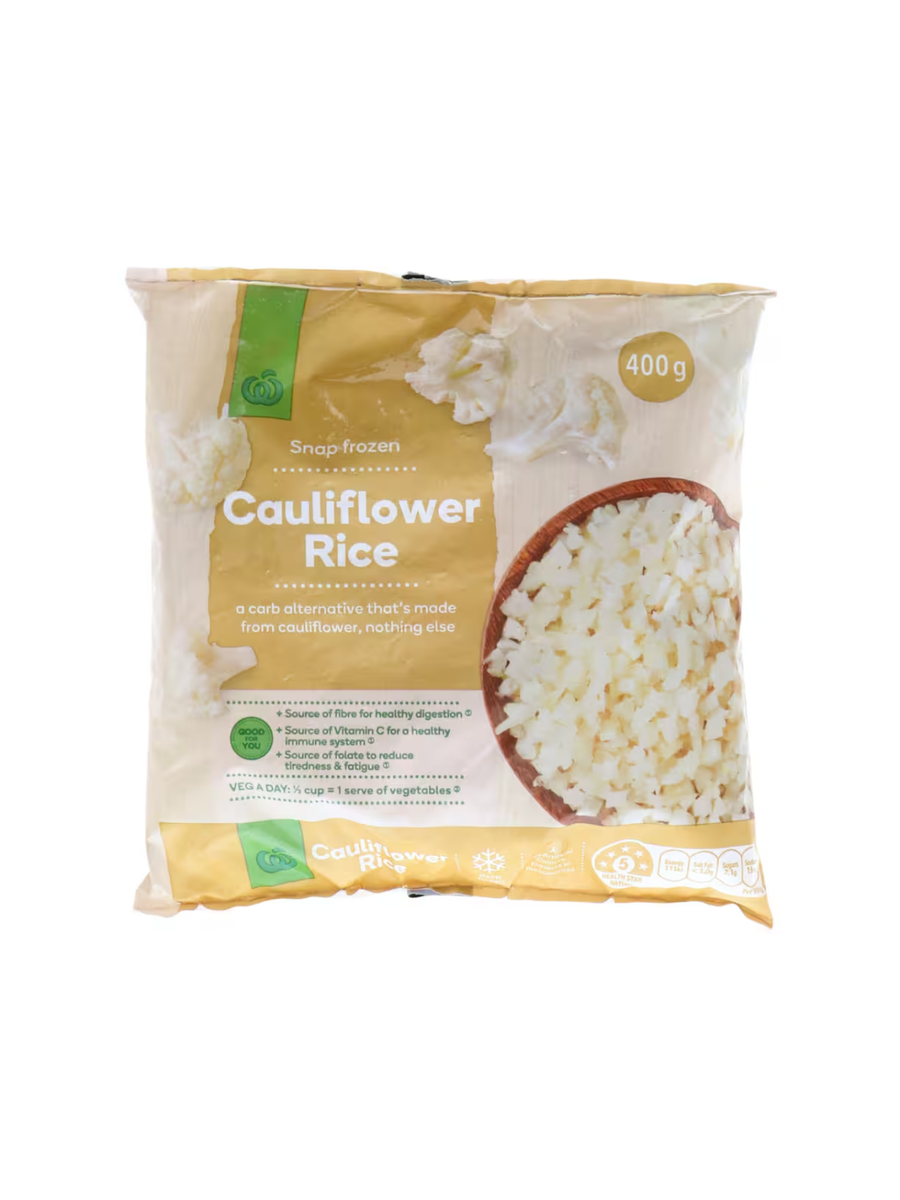 WOOLWORTHS CAULIFLOWER RICE 400G – Village Grocer - 1st Avenue