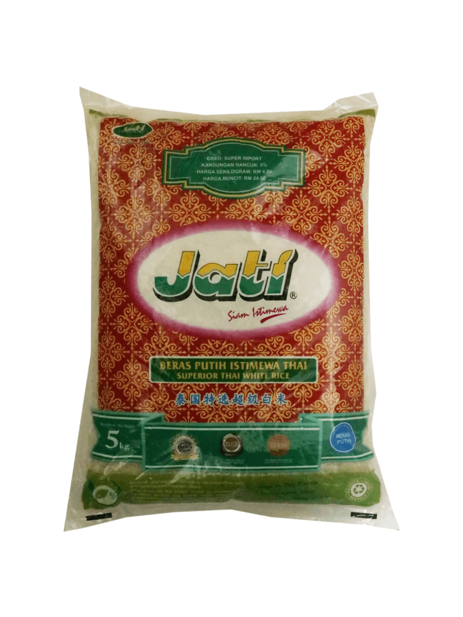 JATI THAI WHITE RICE 5KG – Village Grocer - 1st Avenue